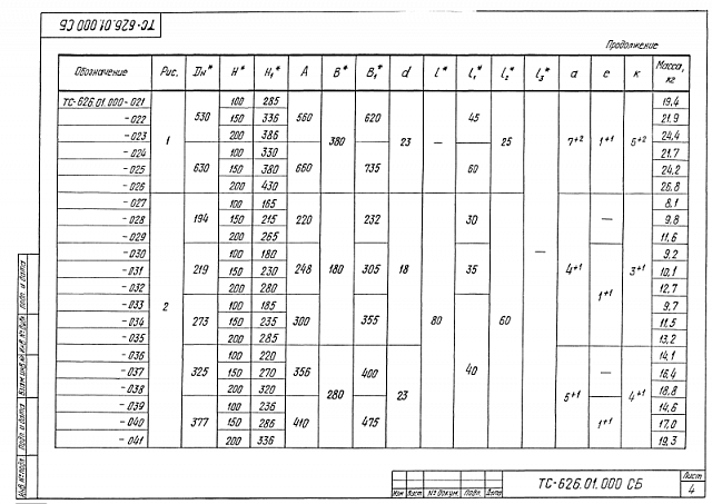 Опора скользящая хомутовая ТС-626.00.000