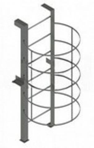 Лестница НТС 62-91-111 L=1-6м