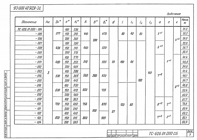 Опора скользящая хомутовая ТС-626.00.000